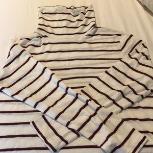 Madewell striped women’s turtleneck XL